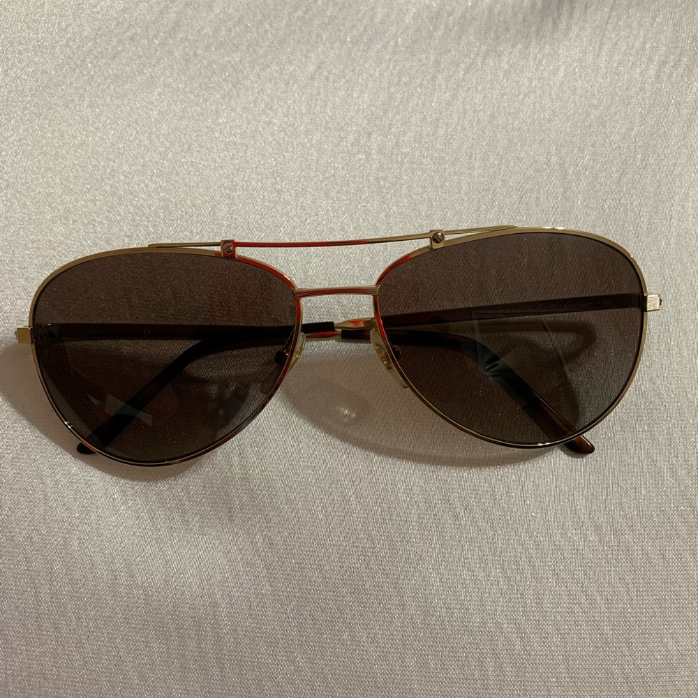 Cartier glasses santos aviator